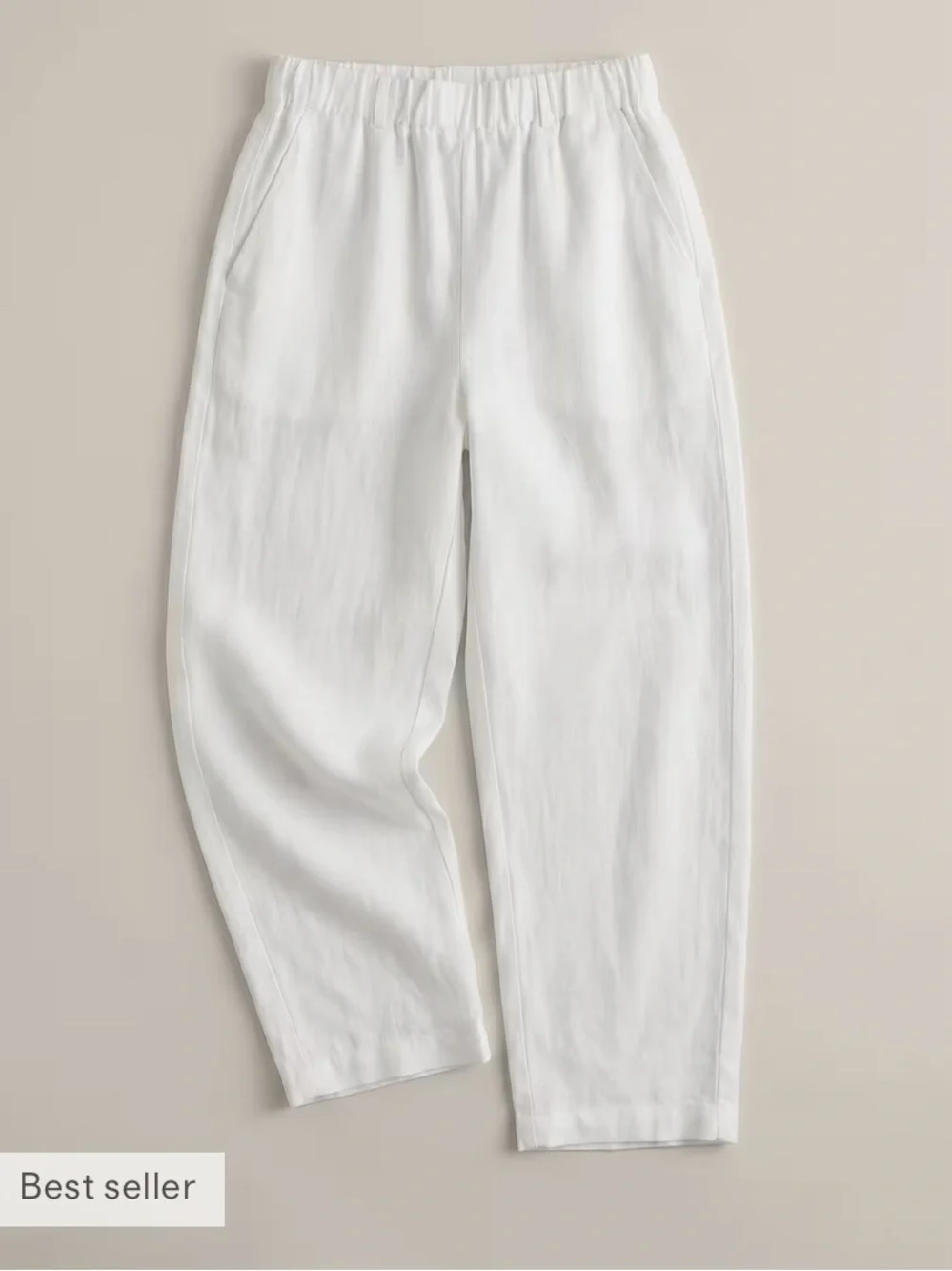 Quince 100% European Linen Pants White Size Large